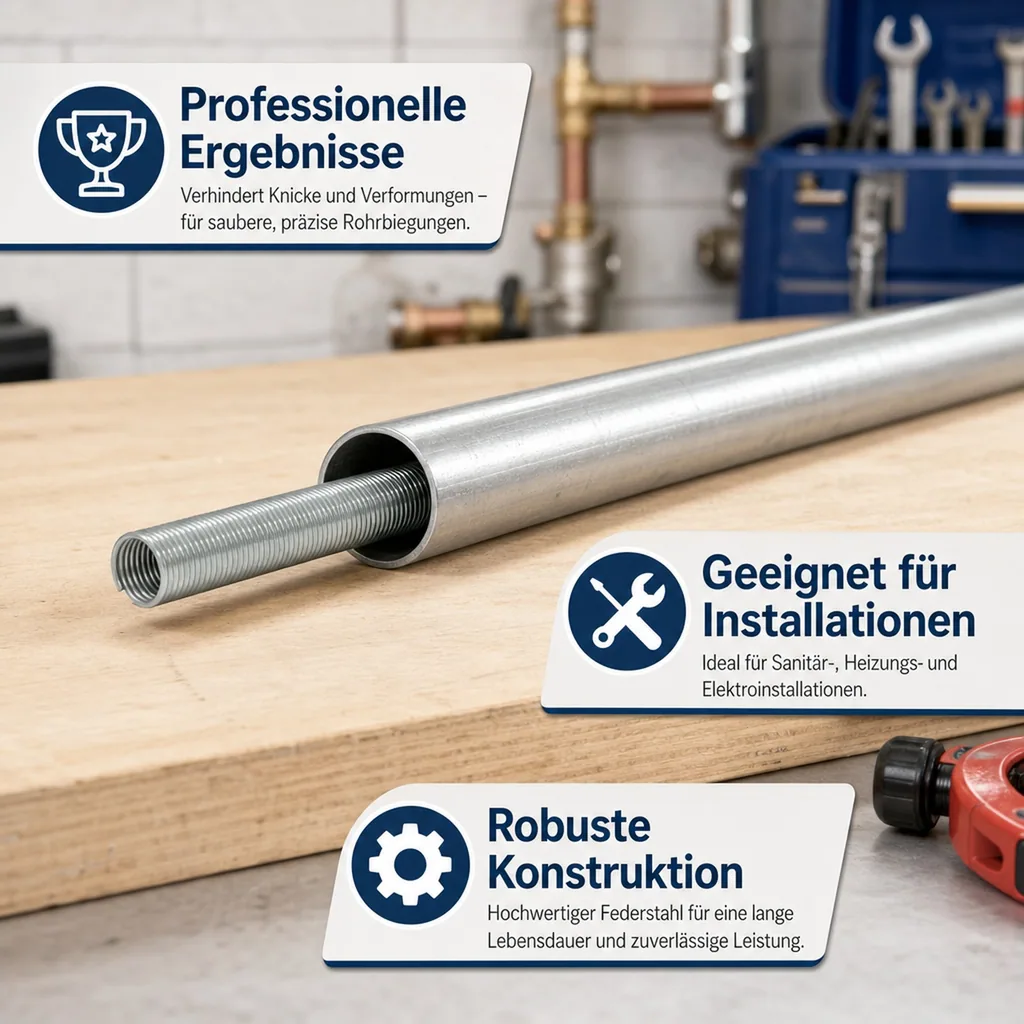 Außenbiegefeder 16mm, Biegefeder, Rohrbiegefeder
