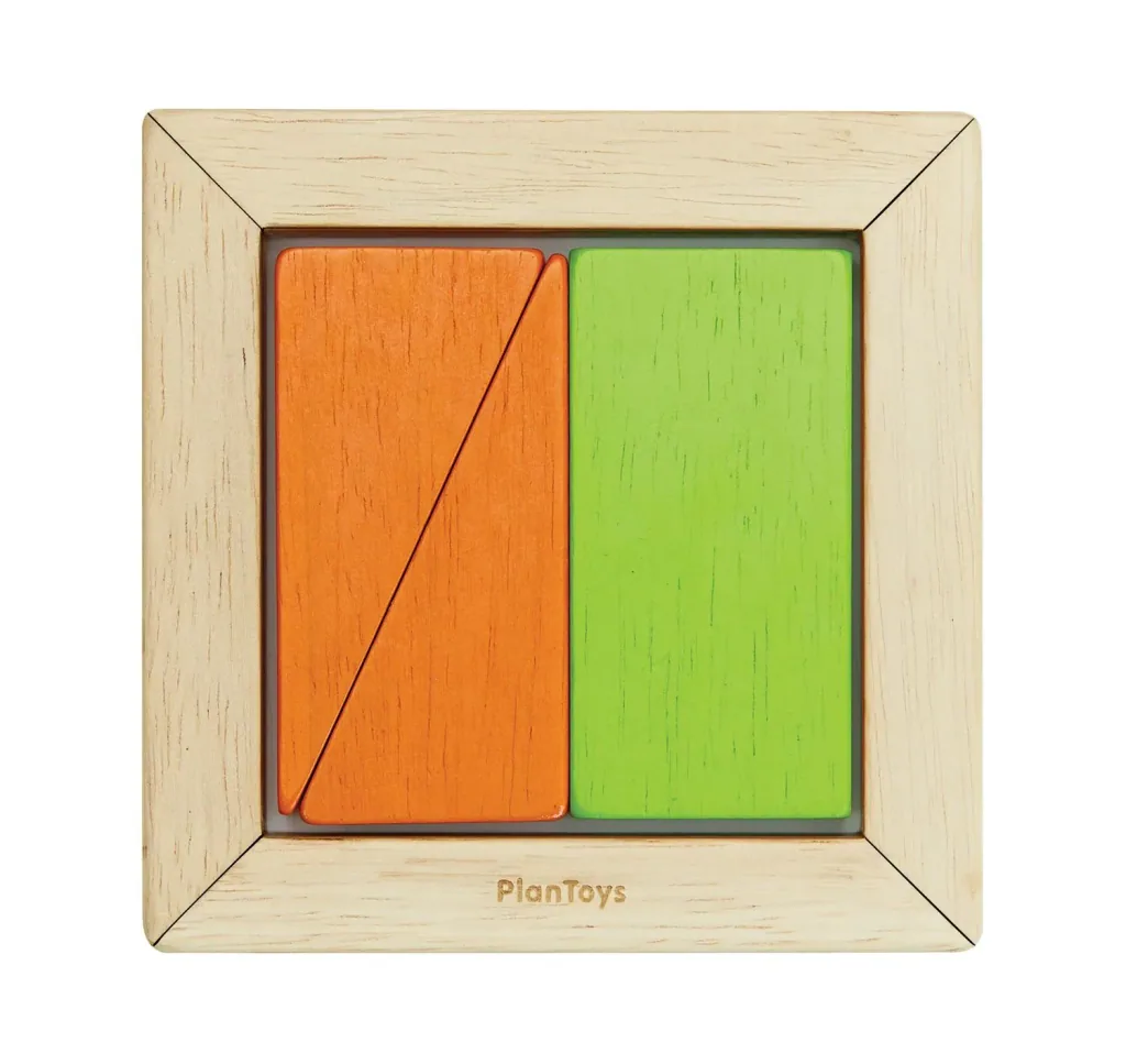 Plan Toys - Holzbausteine - Geo Blöcke Unit Link
