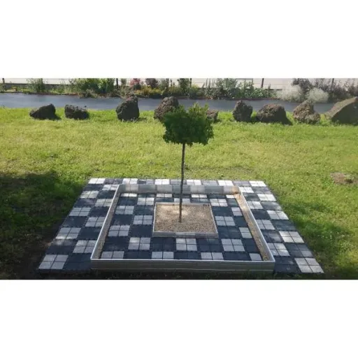 Ultra Starke Alu Rasenkanten Höhe: 10-14-24 cm, Länge: 1- 30 m | Beeteinfassung | Beetumrandung | Beetbegrenzungen, Breite: 24 cm; Menge: 1 Stück