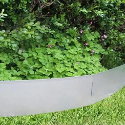 20er Set Rasenkanten Metall  Alu/Zink 18cm hoch, 20m lang | Rasenkanten | Beeteinfassung | Beetumrandung | Beetbegrenzungen