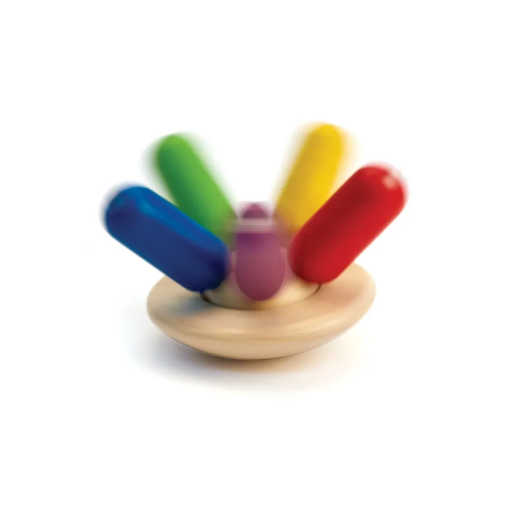 Plan Toys - Motorikspielzeug - Greifling Krake, Gummibaumholz