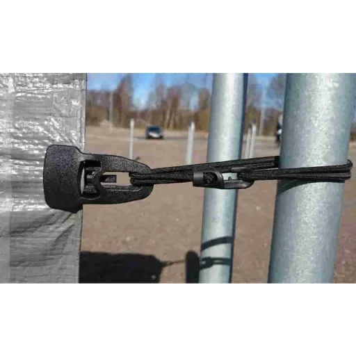 Planen Clips, 10x Befestigungsclips, schwarz, wiederverwendbar