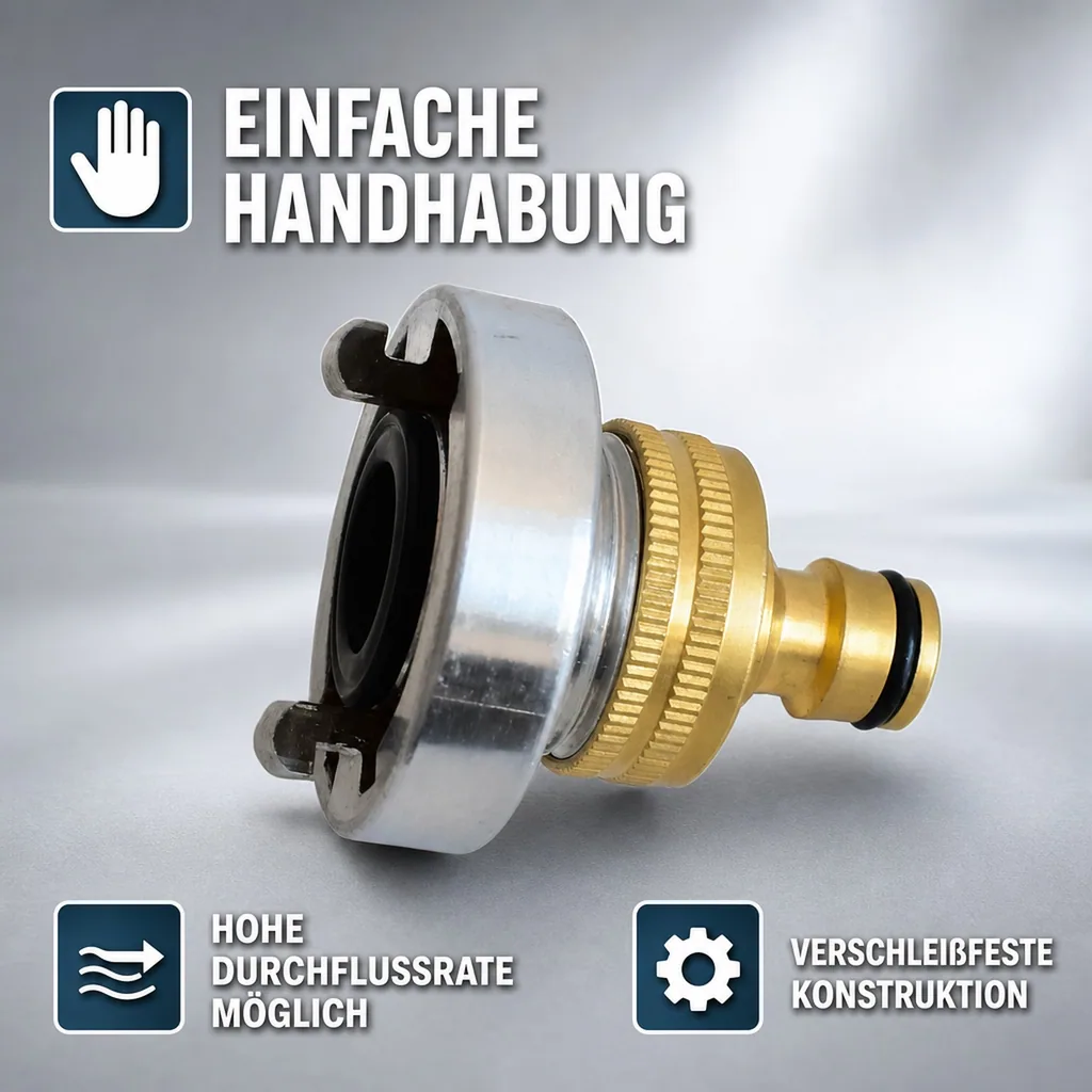 Storz-auf-Klick-Schlauchadapter - Schnellkupplung
