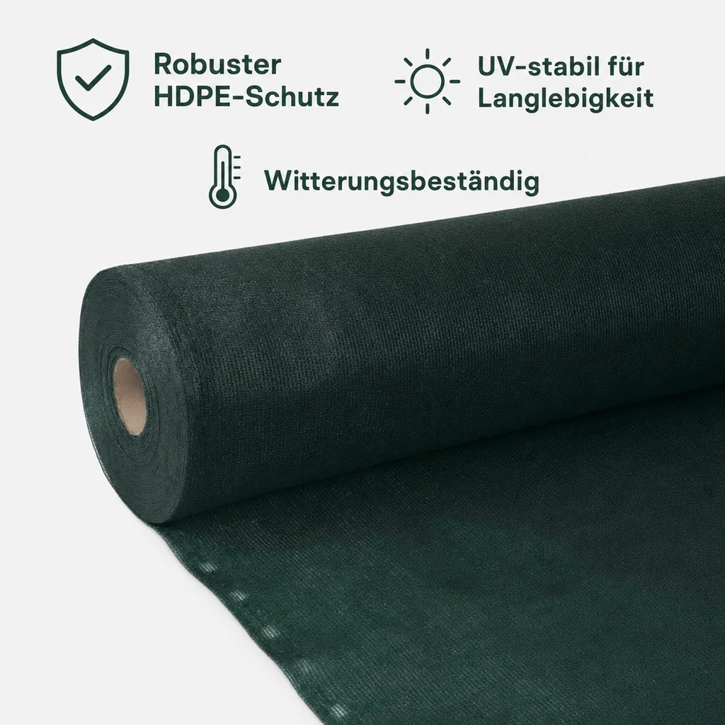 Sichtschutznetz, Windschutznetz, Zaunblende, 1,5m x 10m