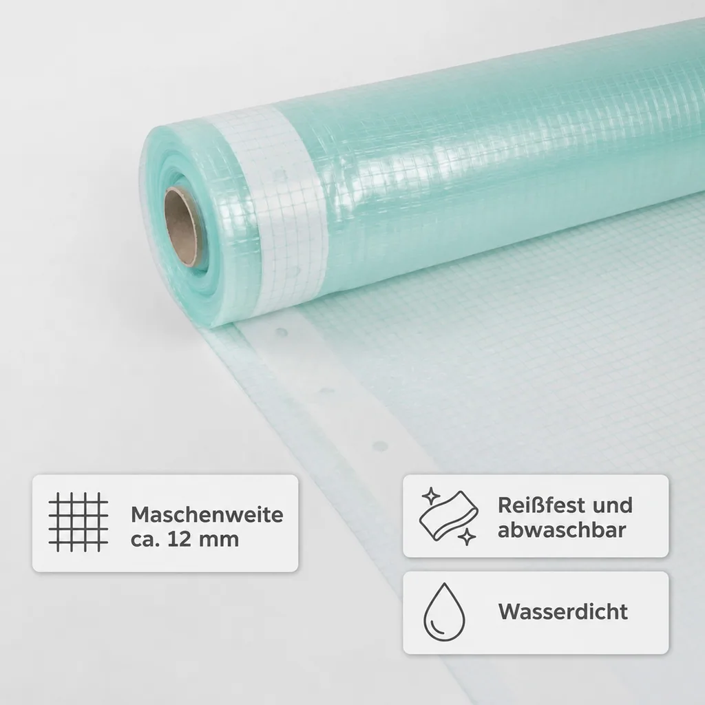 Gitterfolie m. Nagelrand 3 Breite x 22 Meter