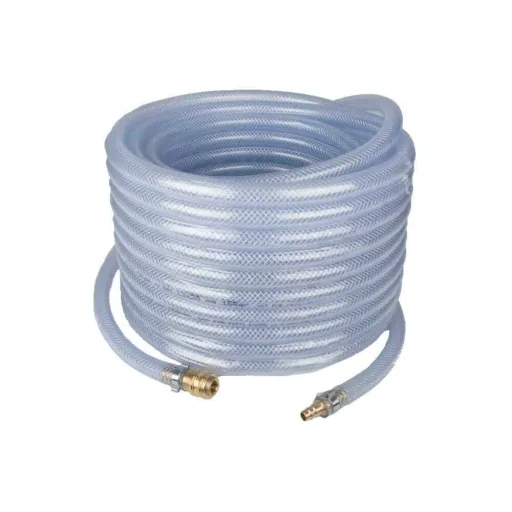 Druckluftschlauch 50m, mit Kupplung, 6x12mm, flexibel, PVC