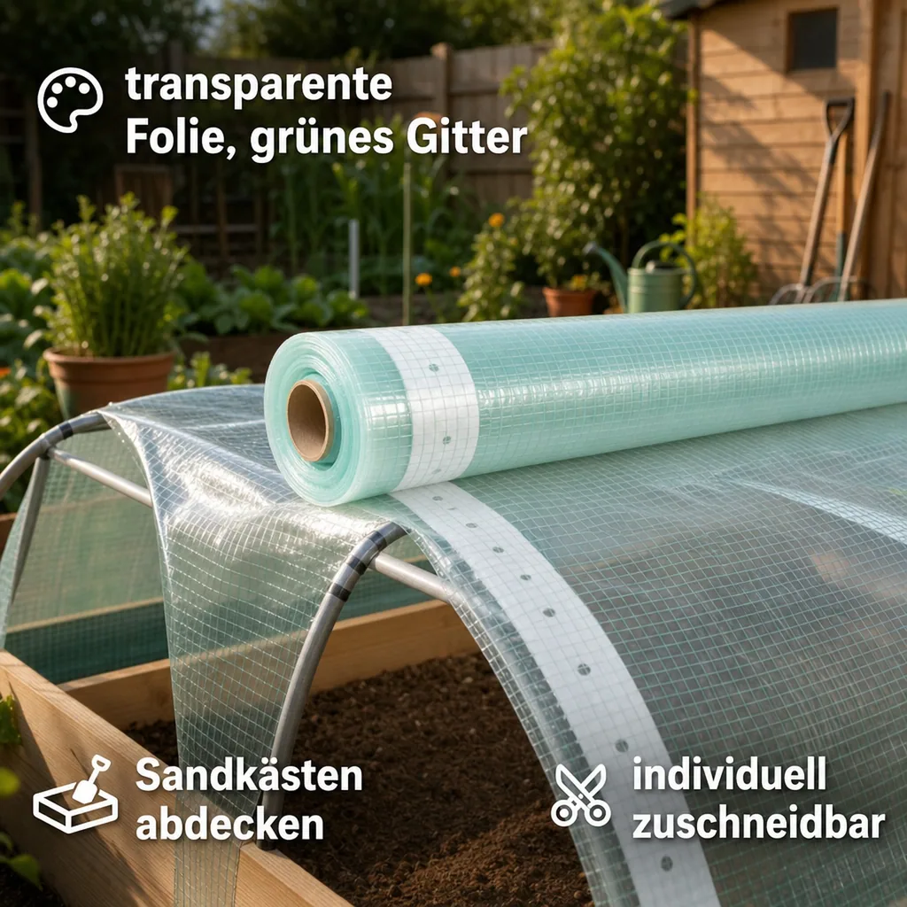 Gitterfolie m. Nagelrand 3 Breite x 8 Meter