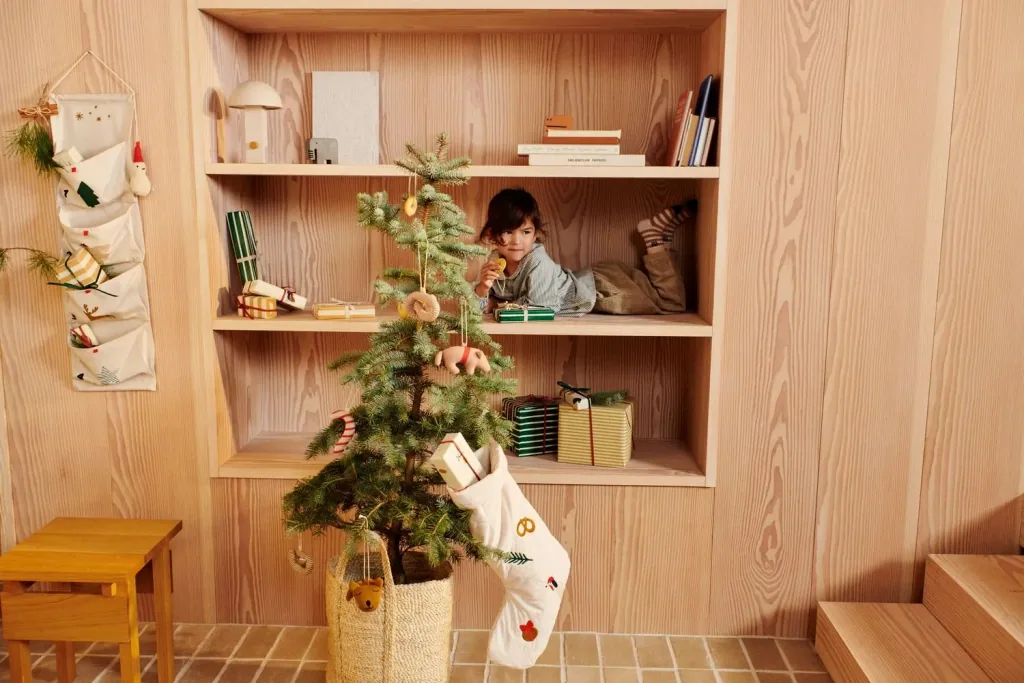 Liewood Weihnachtsstrumpf, Nikolausstrumpf aus Bio-Baumwolle - Basil
