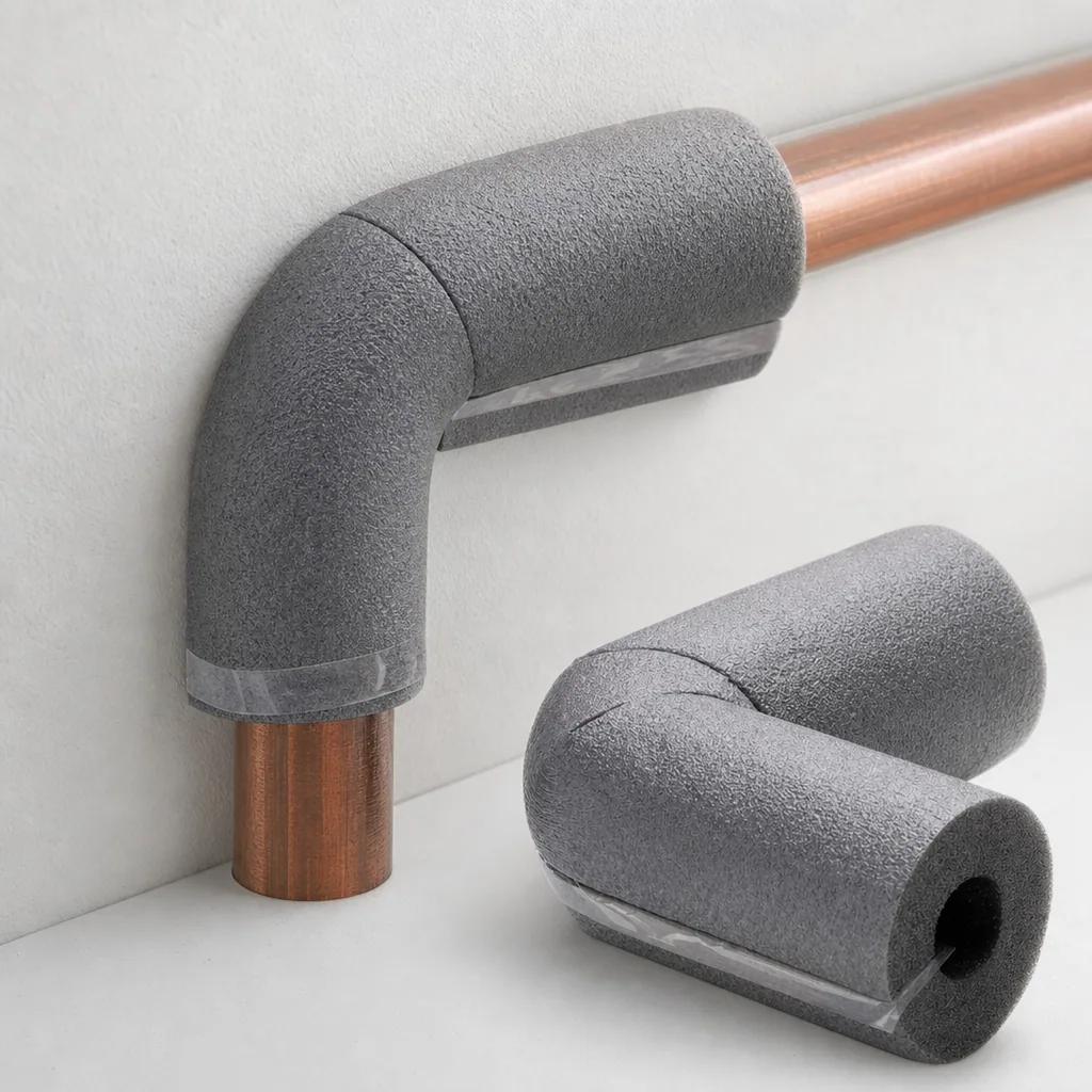 Elbow, self-adhesive 28 mm x 25 mm D