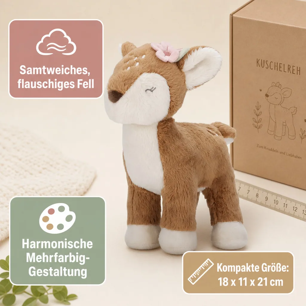 Little Dutch Kuscheltier Hirsch, Plüschtiere - Fairy Garden
