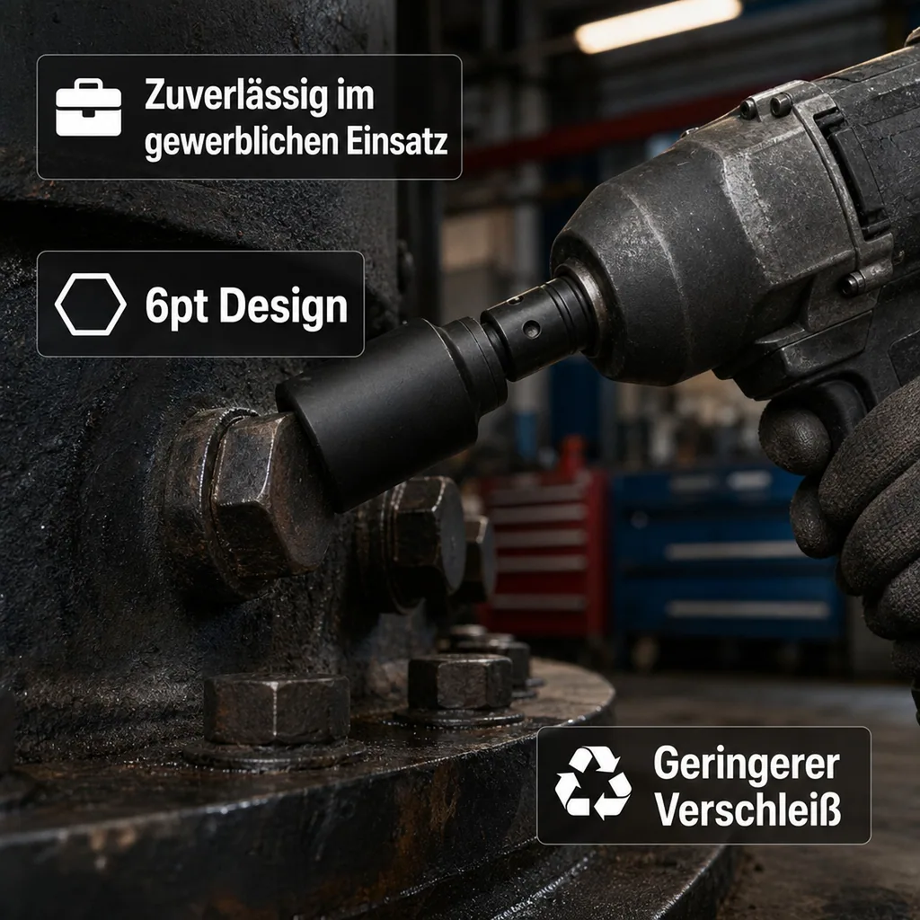 3 4 zoll Nuss, Stecknuss SW 27, 52mm Cr-Mo, 27mm, Werkzeug Nuss