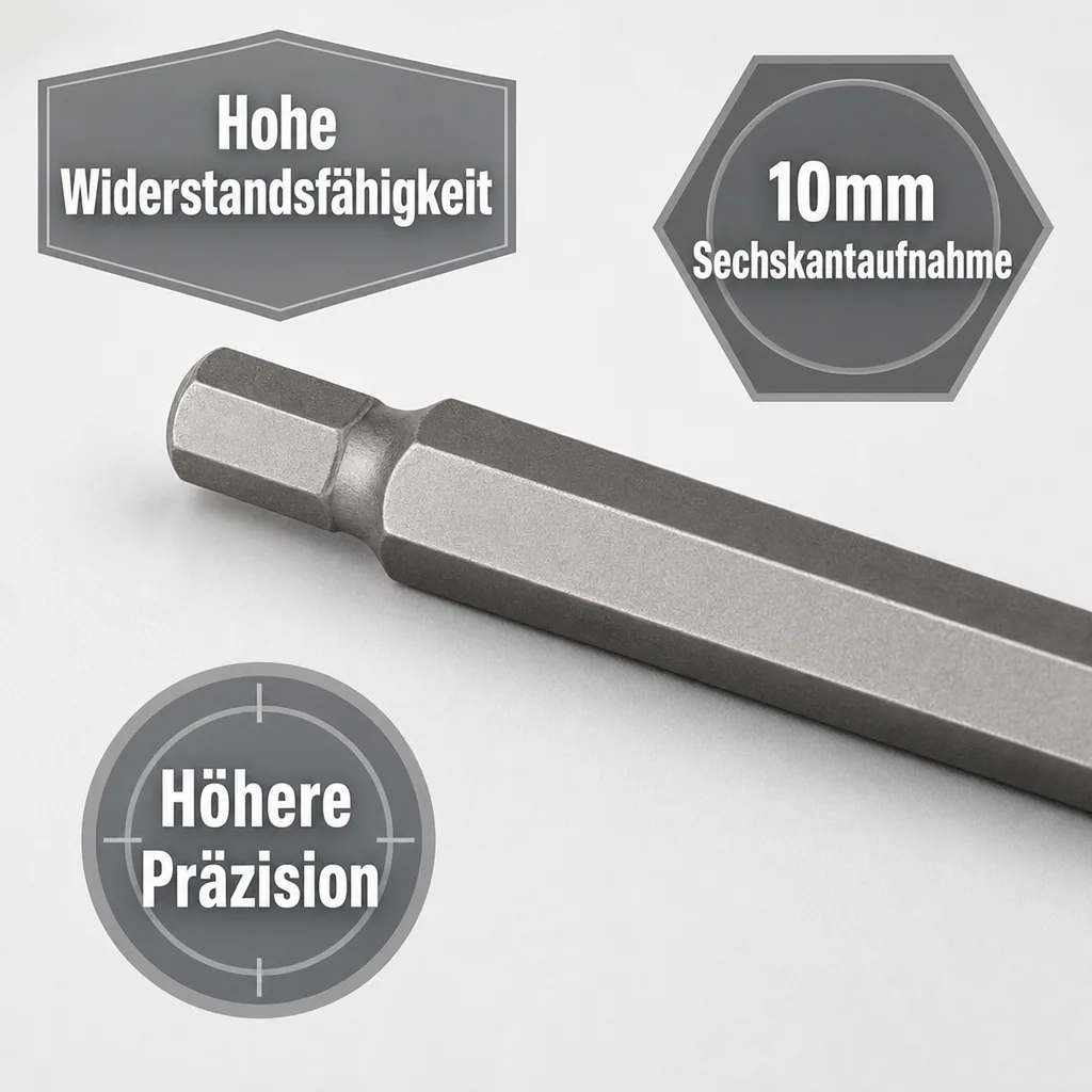 Innensechskant 5mm, 75mm, S2 Stahl Bit, Werkzeug