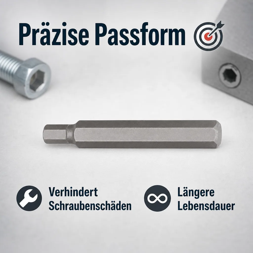 Innensechskant 5mm, 75mm, S2 Stahl Bit, Werkzeug