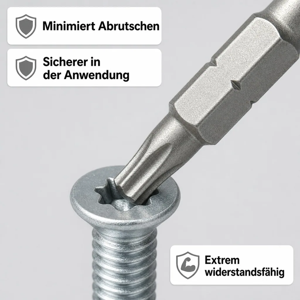Innensechskant Bit T30, 25mm, 1/4 Zoll, Werkzeug Bit