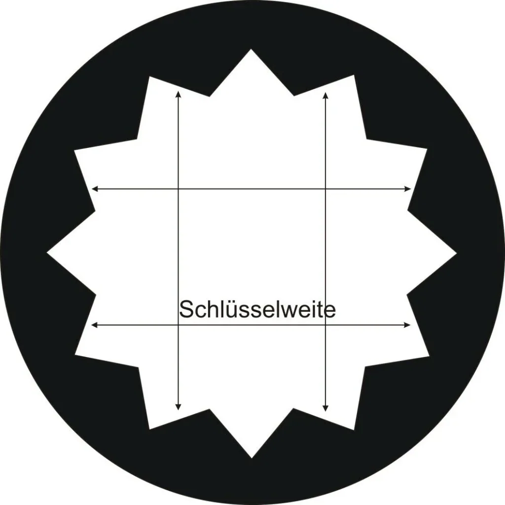 1/2 Zoll Schlagschraubernuss, 16mm, SW16, Industriequalität
