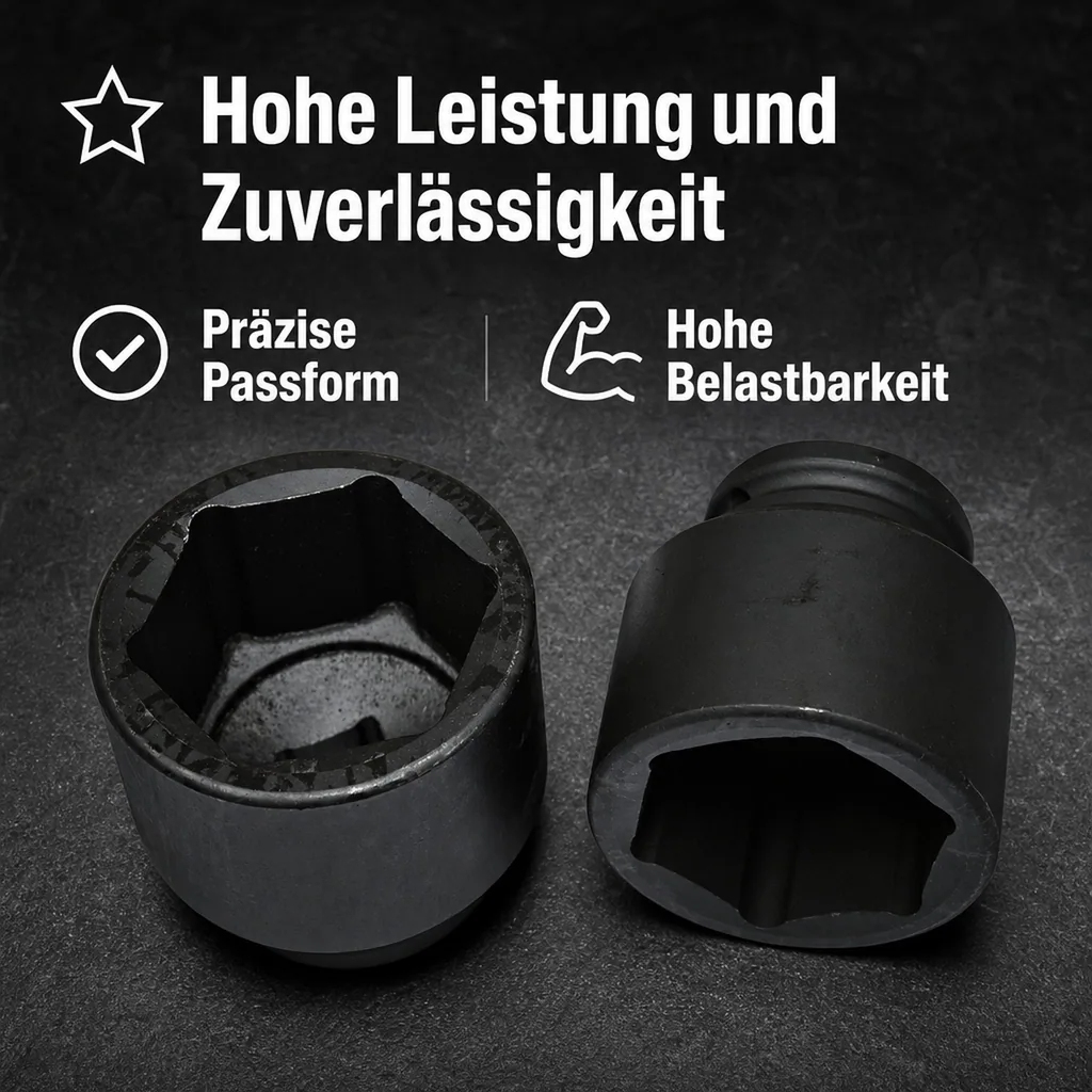 3 4 zoll Nuss, Schlagschraubernuss, Cr-Mo SW 29, 52mm