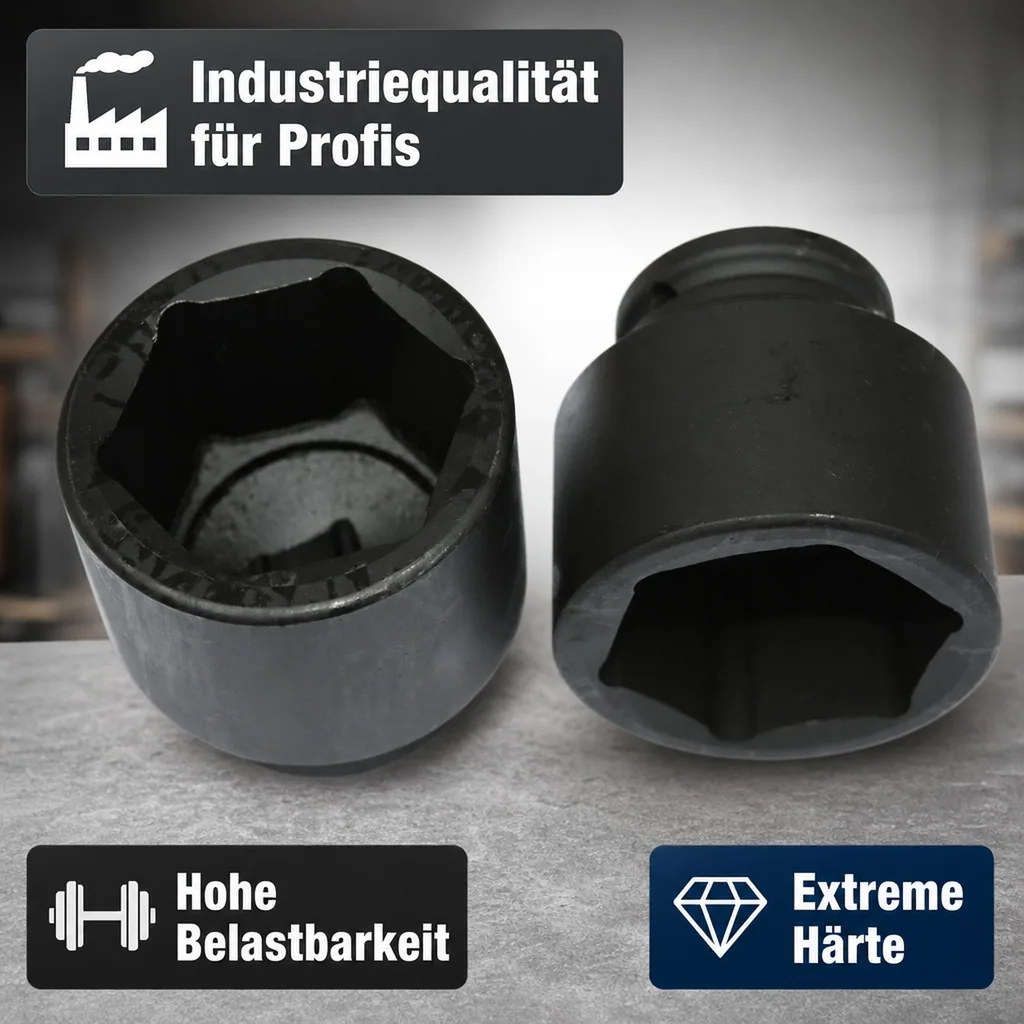 3/4 zoll Nuss 34mm, Schlagschrauber Nuss, 6pt