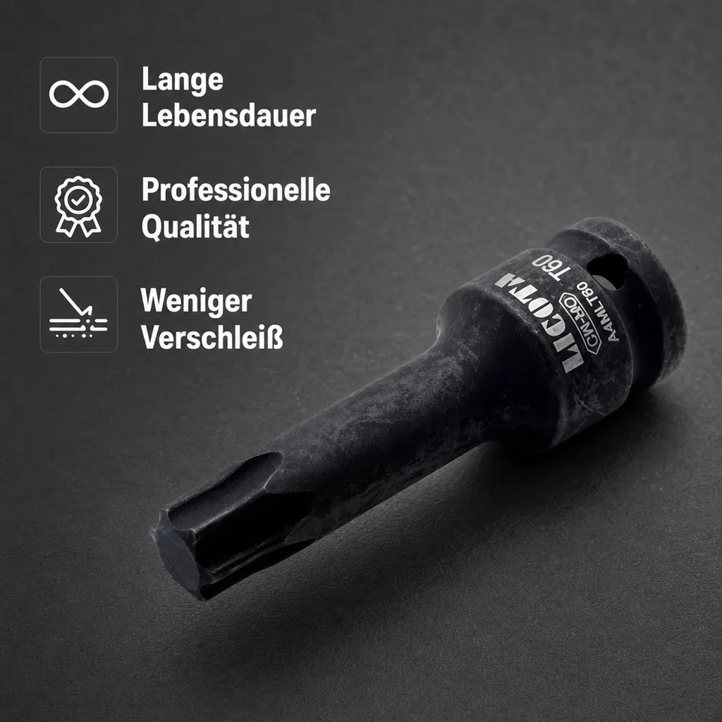 Innensechskant Nuss T60, 1/2 Zoll, Steckschlüssel