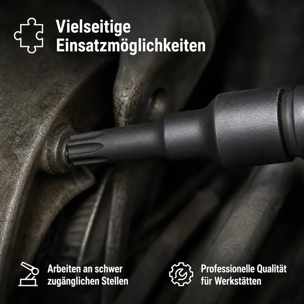 Ribe Nuss, Schlagschrauber Stecknuss, 1/2 Zoll, RM5, 78mm, 10 Stk
