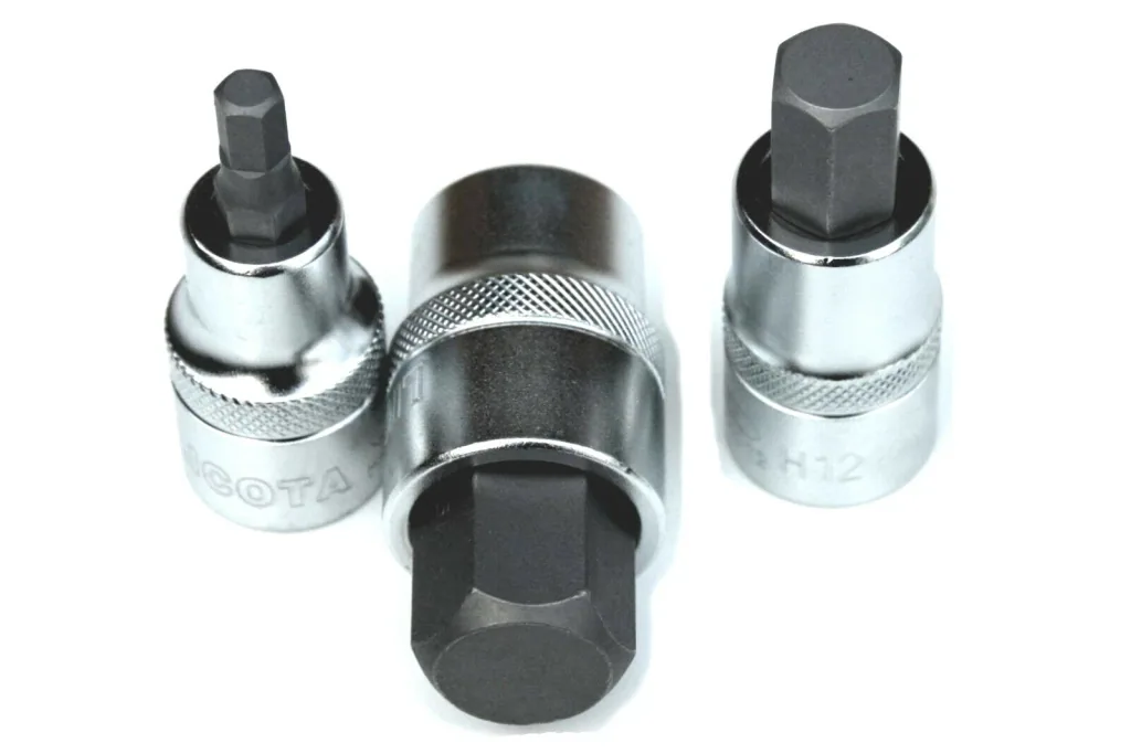 Innensechskant Nuss Set, 9-teilig, H4-H17, 1/2 Zoll, Chrom Vanadium
