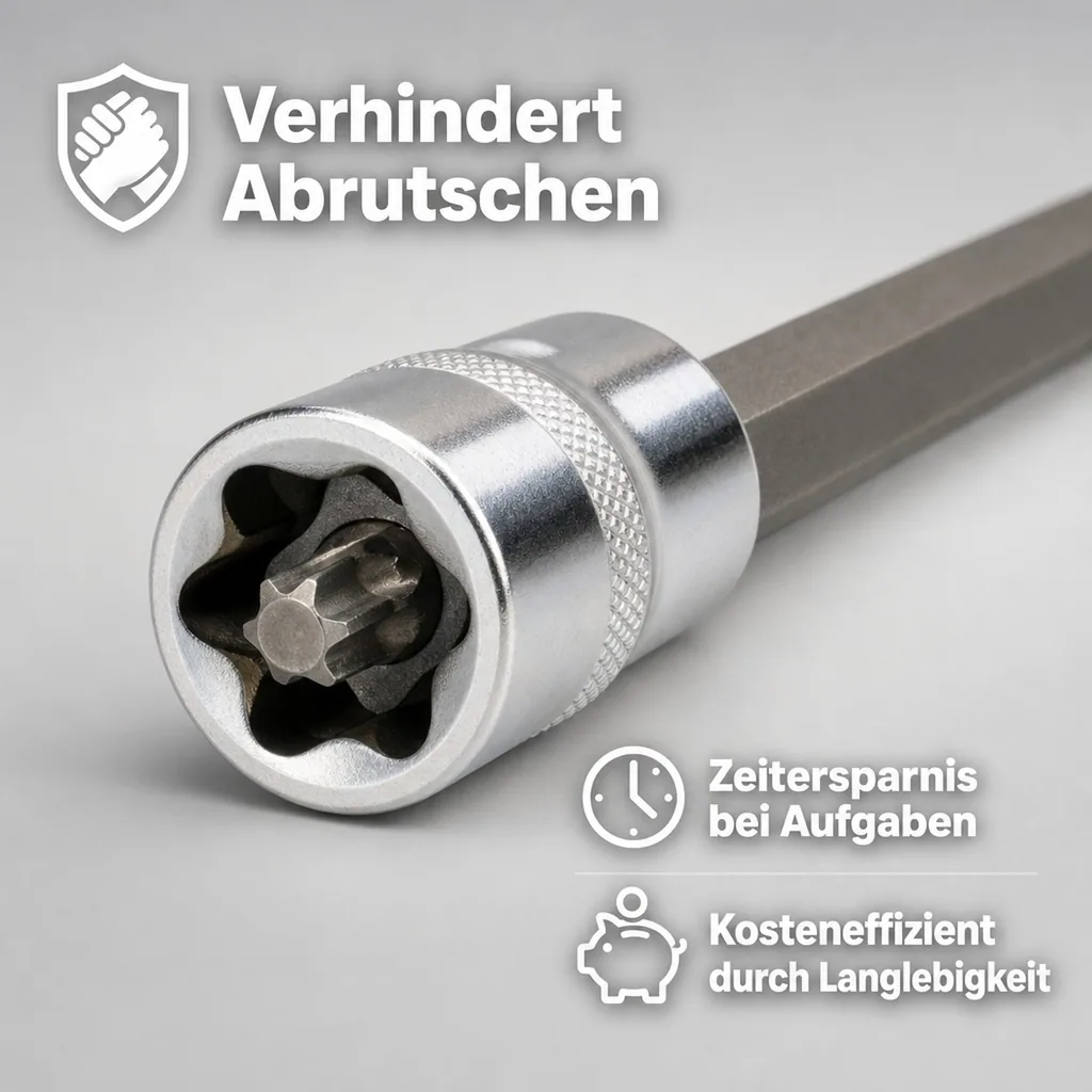 Innensechskant Nuss T30, 1/2 Zoll, Steckschlüssel, S2 Stahl