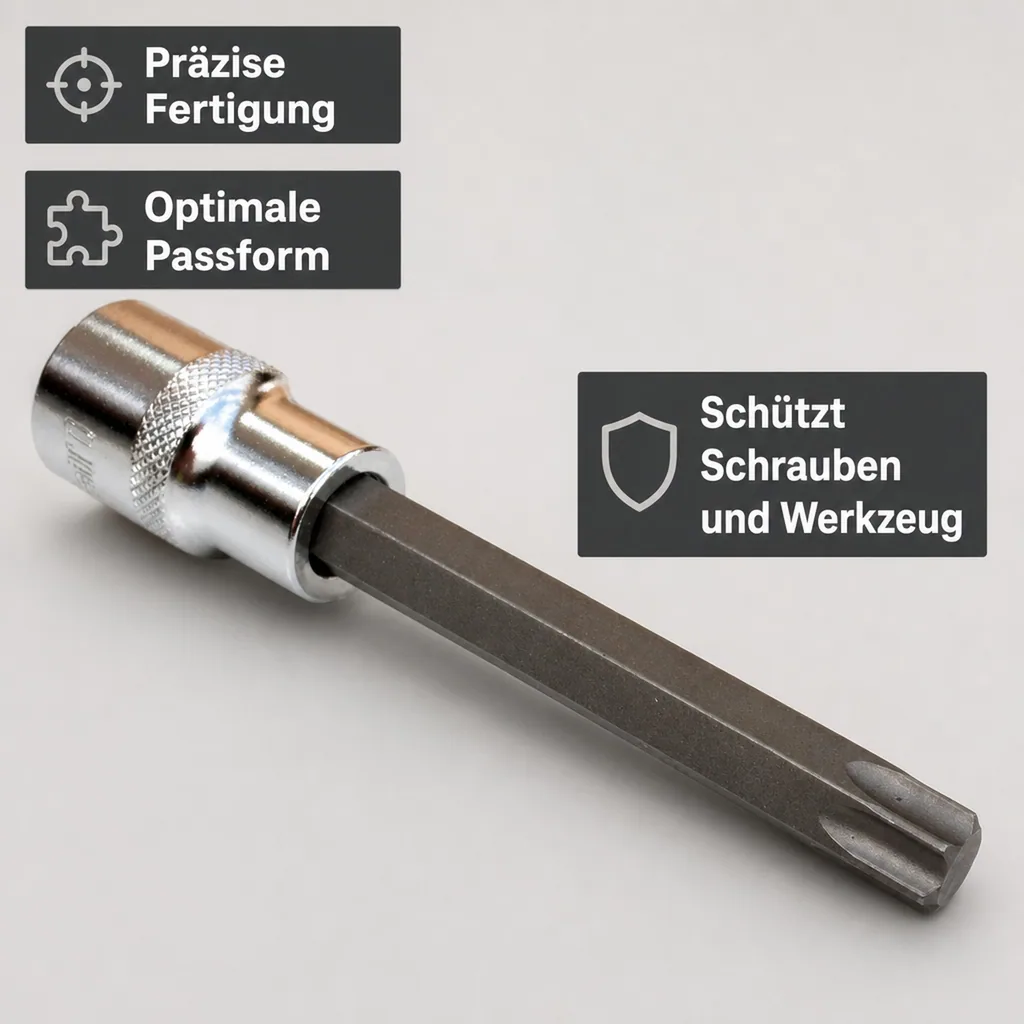 Innensechskant Nuss T30, 1/2 Zoll, Steckschlüssel, S2 Stahl