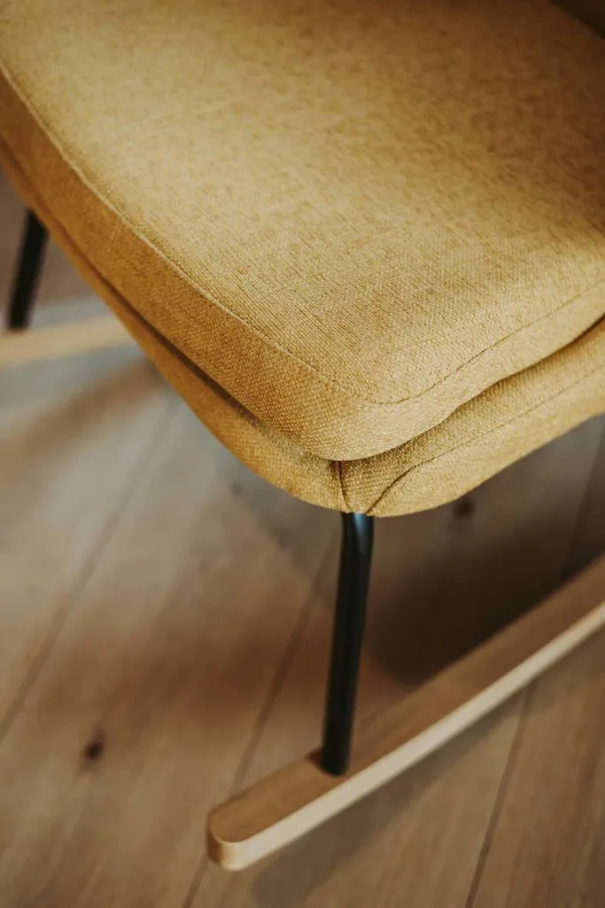 Quax Schaukelstuhl /Stillstuhl De Luxe senfgelb