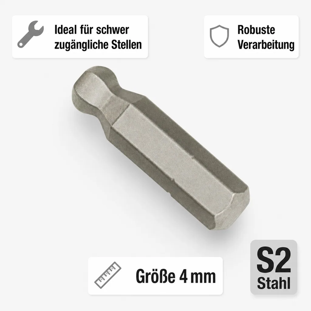 Innensechskant Kugelkopf 4mm