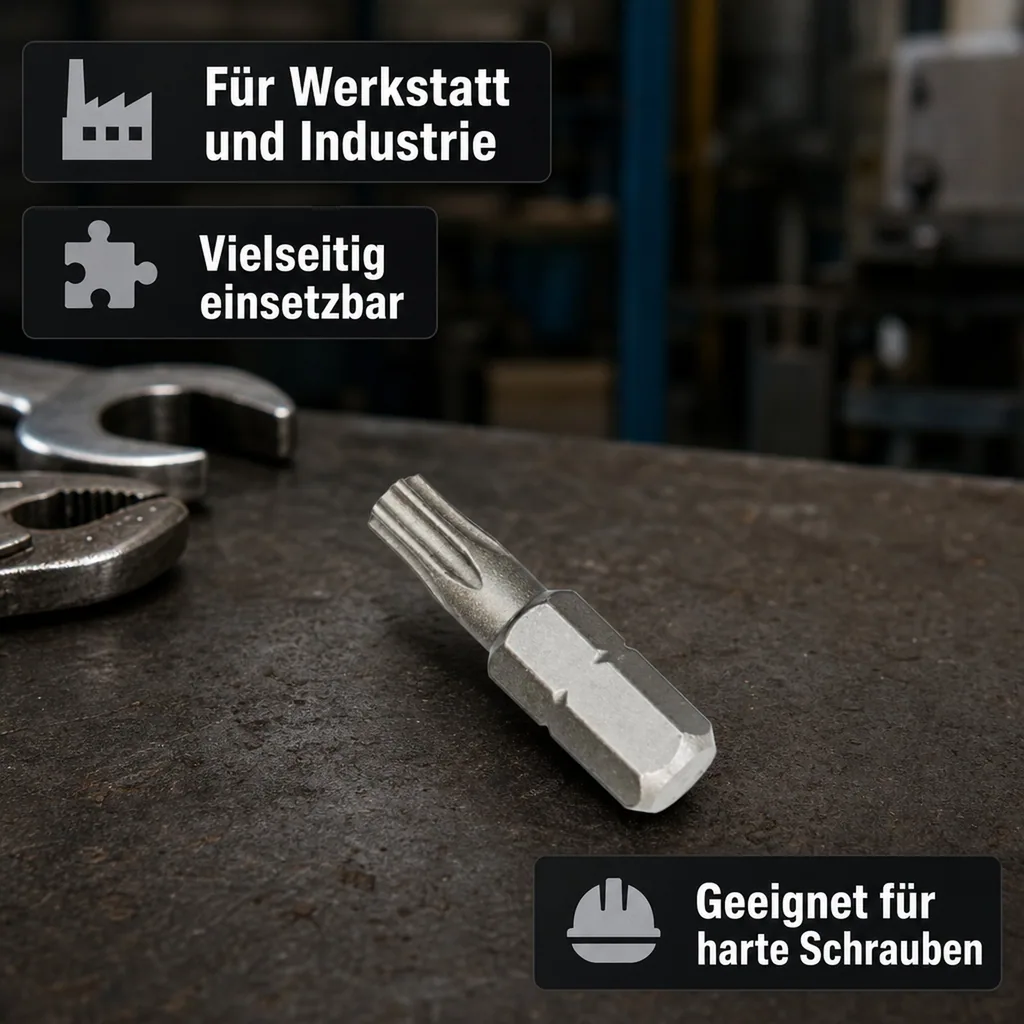 Innensechskant Bit T40, 30mm, S2 Stahl, Werkzeug