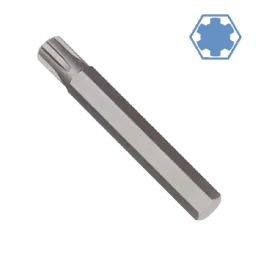 Ribe Bit, 10mm Hex Bit, Innensechskant Bit, 75mm, S2 Stahl
