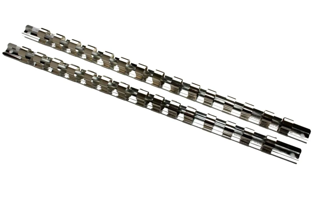 Stecknuss Halter, Stecknuss Schiene 1/2 Zoll, 15 Clips, Werkzeug Organisation