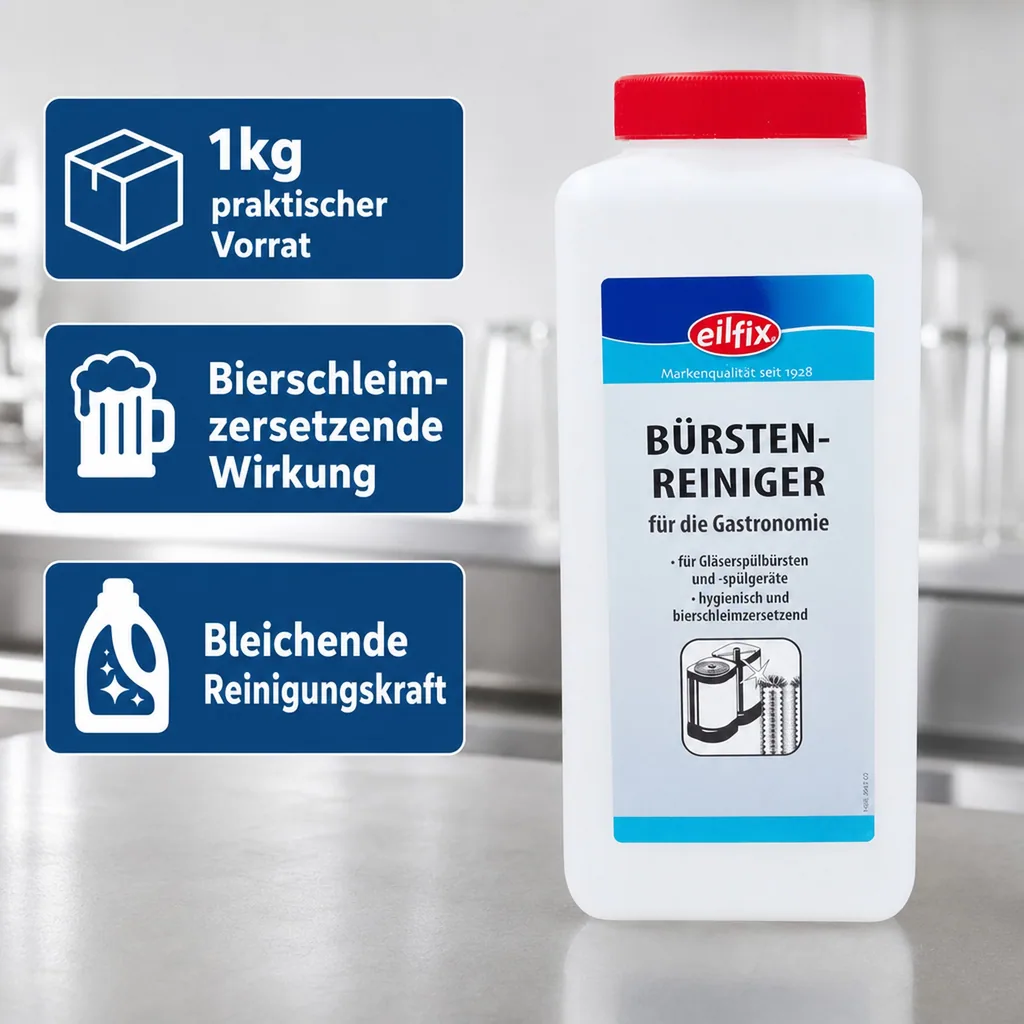 Bürstenreiniger für Gläserspülgeräte, Gläserspülbürste - 1kg