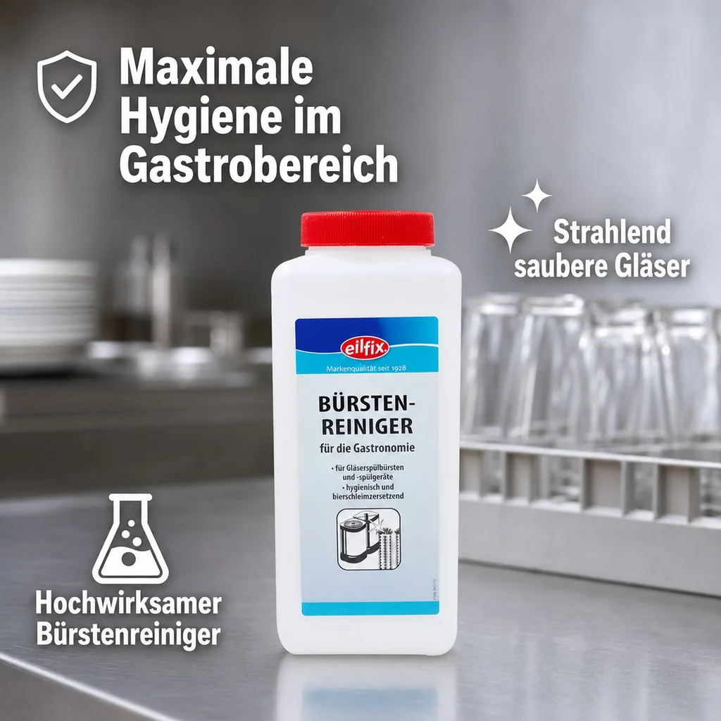 Bürstenreiniger für Gläserspülgeräte, Gläserspülbürste - 1kg