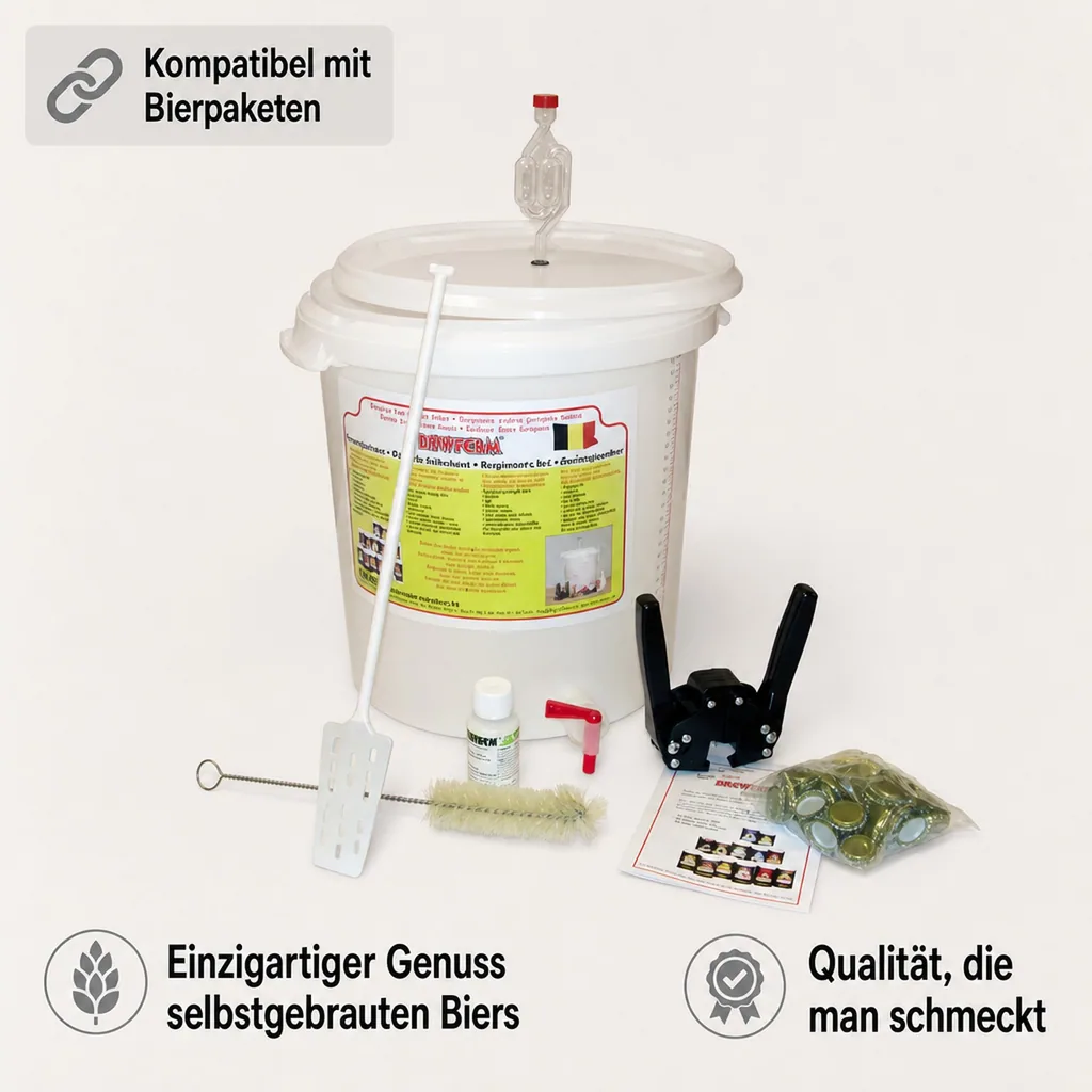 BREWFERM Bierbrauset - Startpaket Komplett, Ihr Tor zur Welt des selbstgebrauten Bieres!