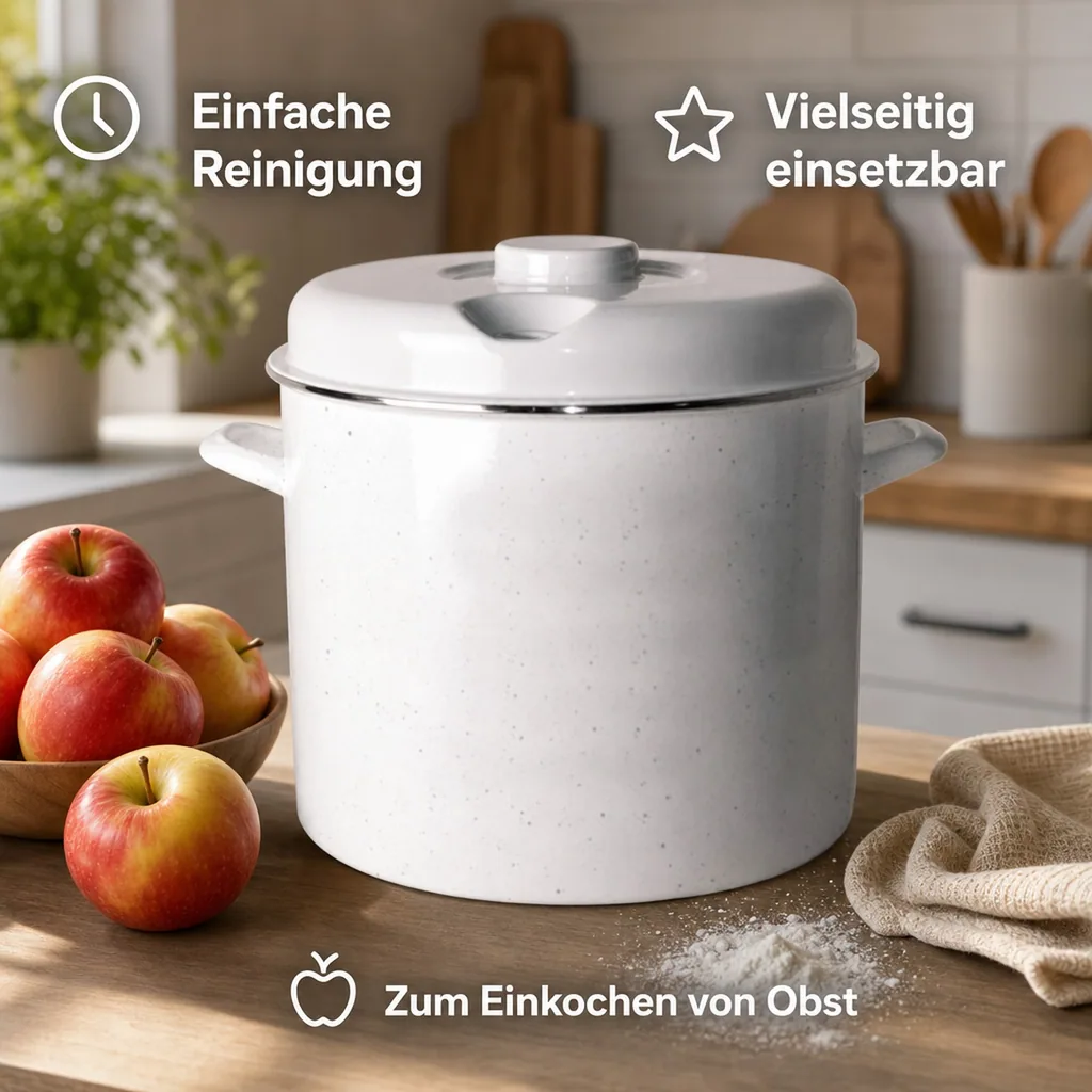 Einkochtopf EMAILE ohne Einlegerost