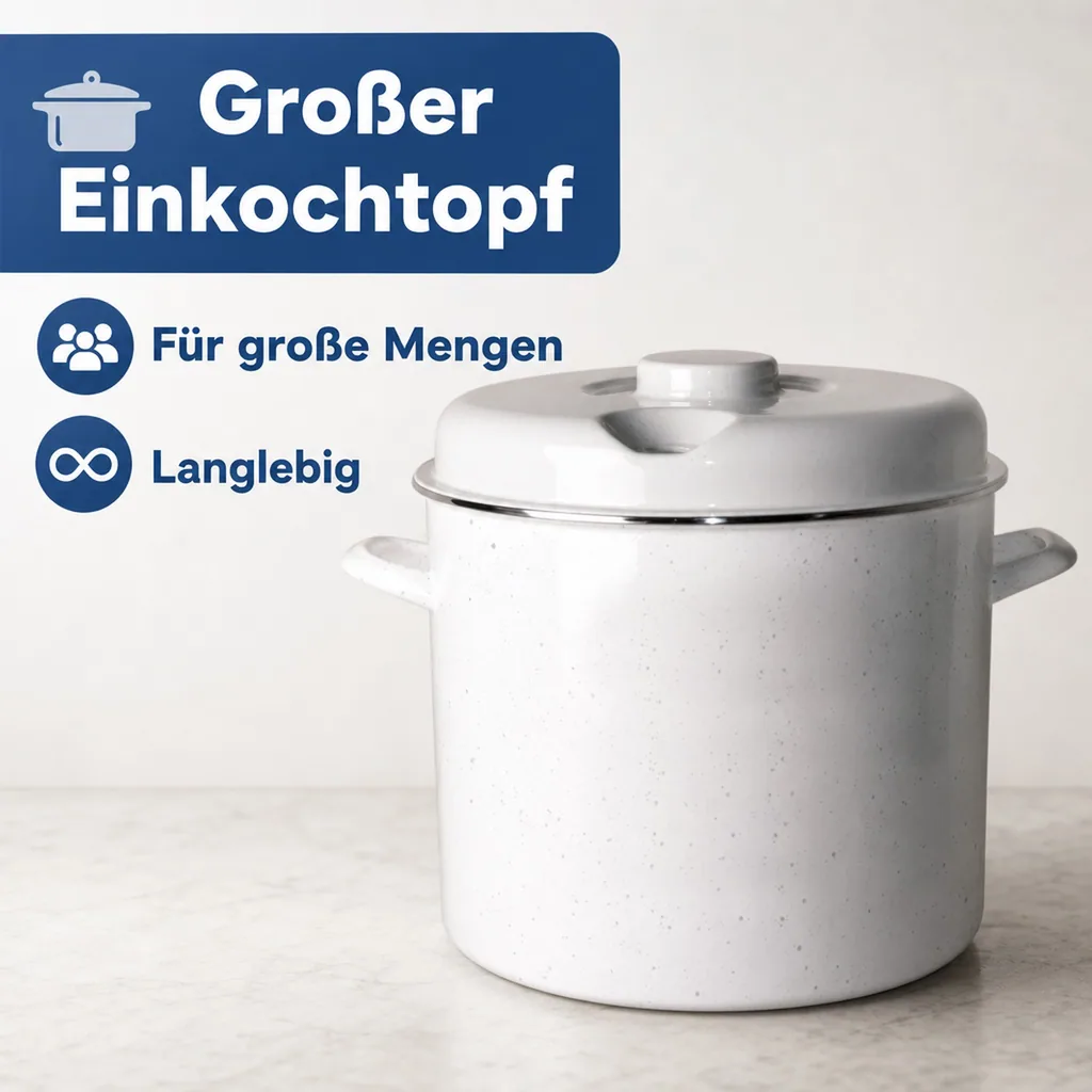 Einkochtopf EMAILE ohne Einlegerost