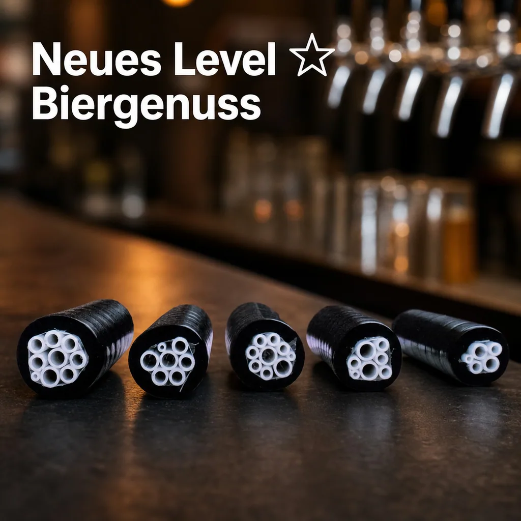 Pythonleitung, Trockenpython für Begleitkühlung (10х16mm) mit 13mm Isolierung für 4 Bierleitungen in 7 mm