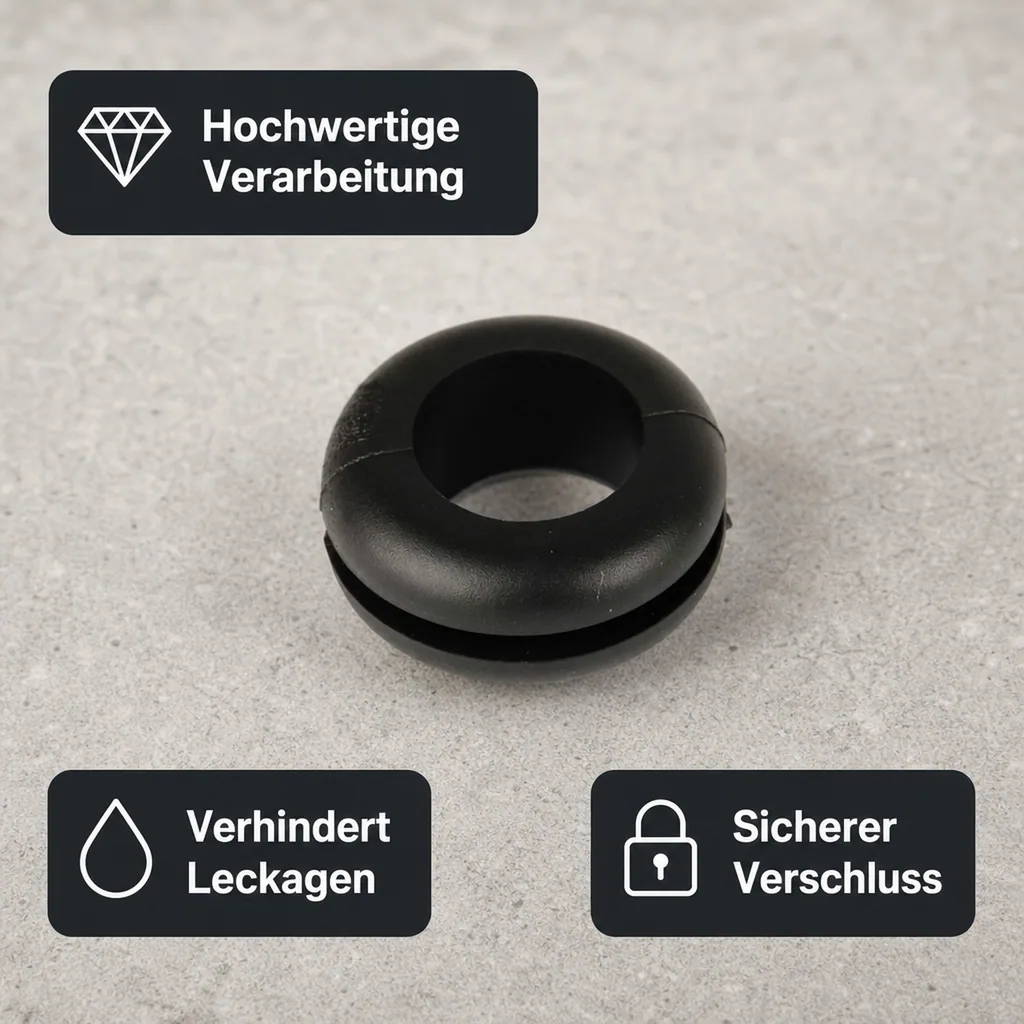 Mostfass-Dichtungsgummi für Gärungseimer & DK 017.630.5 Verschlusskappe