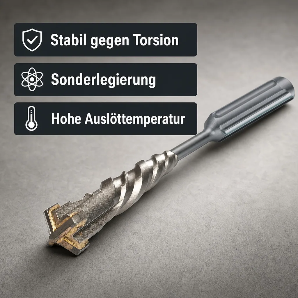 Hammerbohrer für SDS-MAX 4-Schneider Ø 20,0mm x 520mm Länge