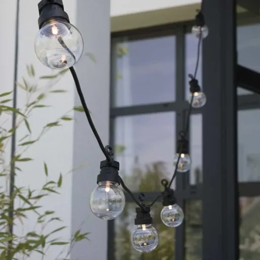 Cousin Paul Lichterkette Outdoor LED transparent