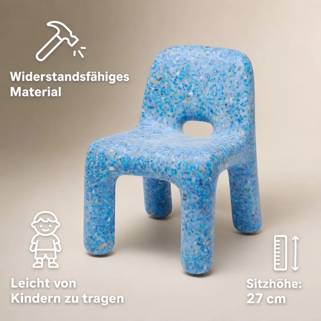 ecoBirdy Kinderstuhl - Charlie Chair Sky