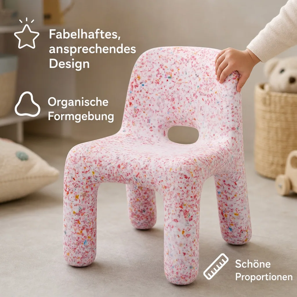 ecoBirdy Kinderstuhl - Charlie Chair Strawberry