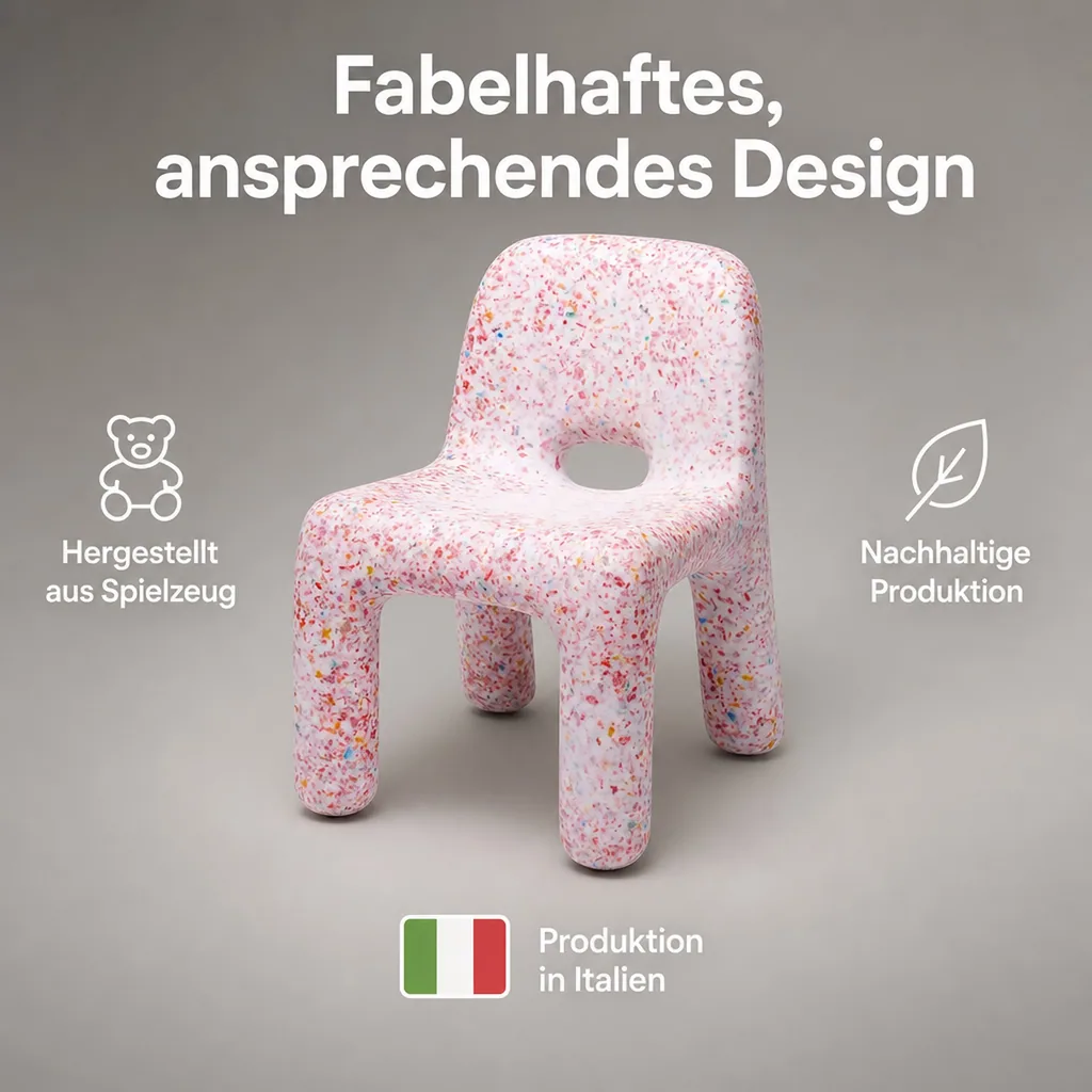 ecoBirdy Kinderstuhl - Charlie Chair Strawberry