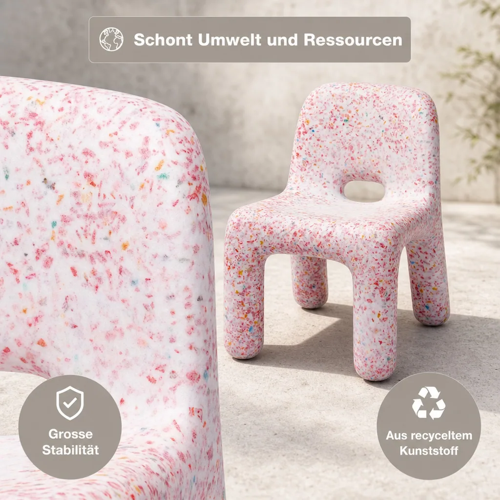 ecoBirdy Kinderstuhl - Charlie Chair Strawberry