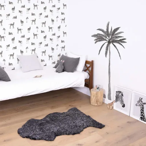 Poster schwarz weiss Zebra von Lilipinso