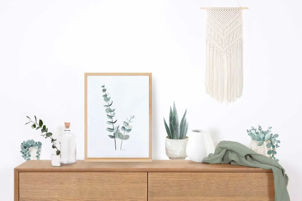Lilipinso Poster Eucalyptus zartgrün
