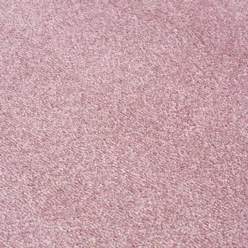 Livone Teppich rund uni rosa