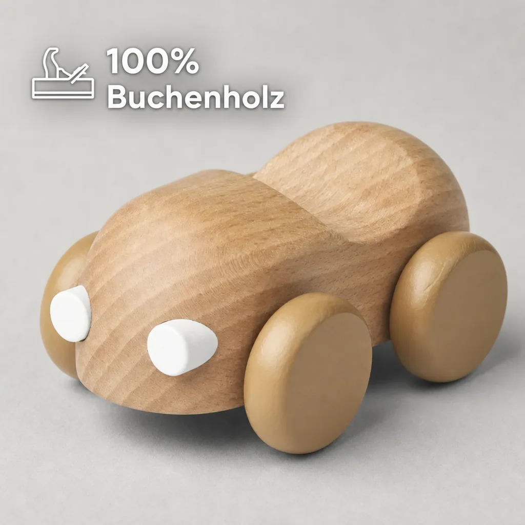 Liewood Holzauto "Ilona" goldenes caramel