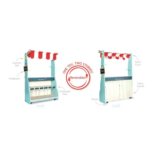 Le Toy Van Verkaufsstand und Café Honeybake
