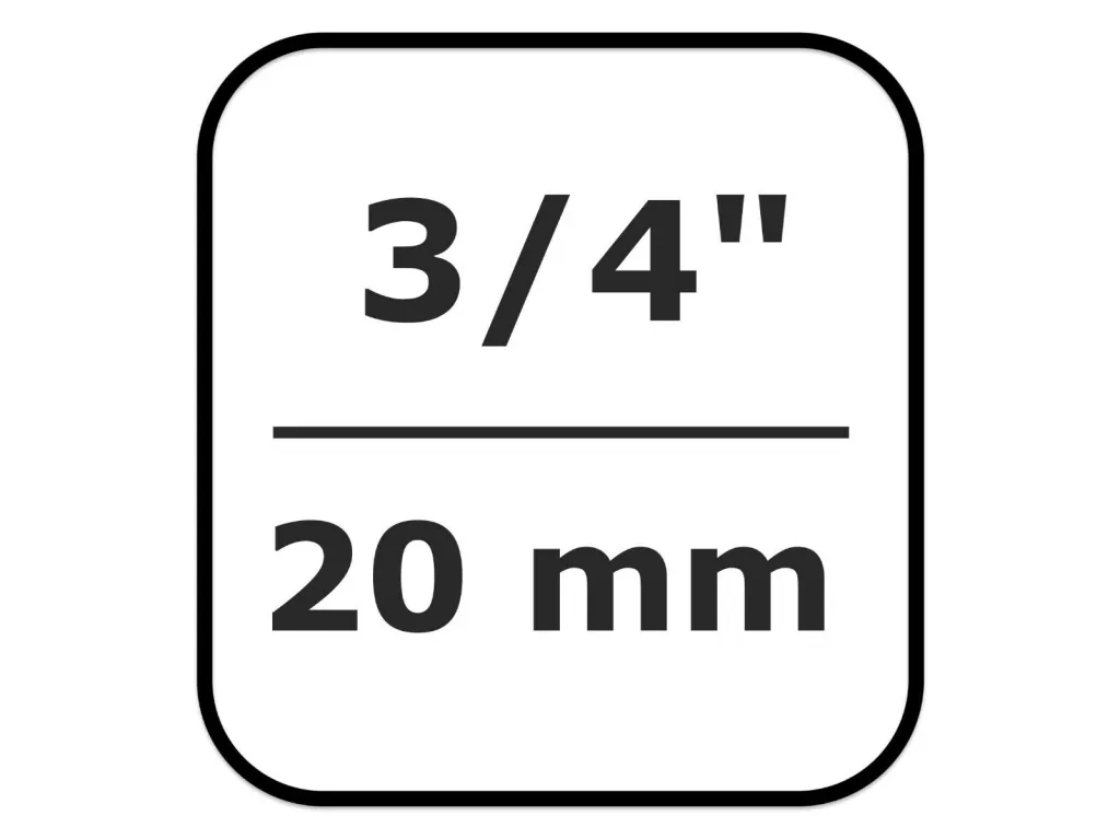 3/4 Zoll Nuss SW 19, Schlagschrauber Nuss, 90mm Cr-Mo